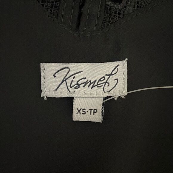 Kismet Double Strap Double V With Crochet Lace Back Size Extra Small - Picture 7 of 10